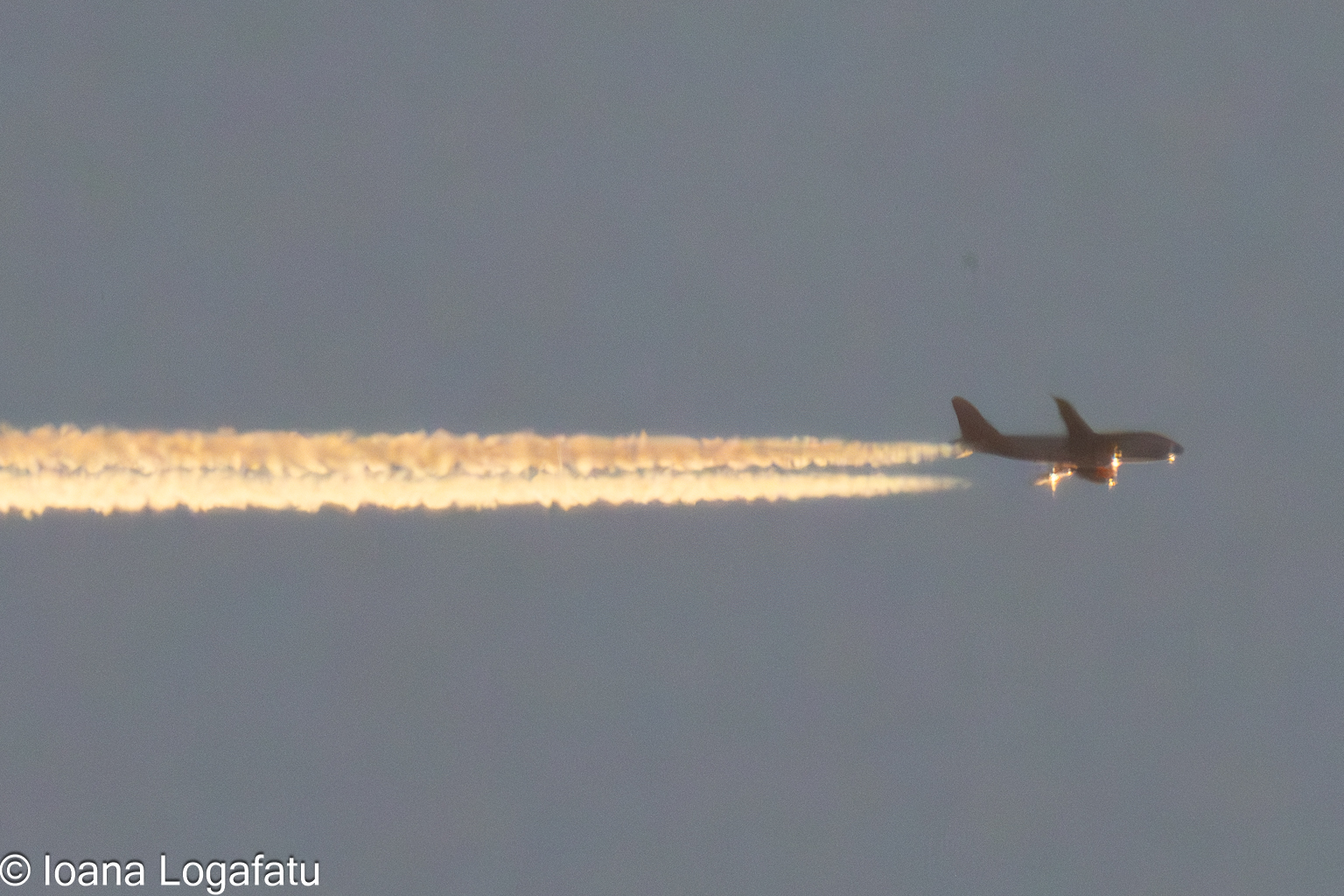 Journeying through the sky with trails of dreams